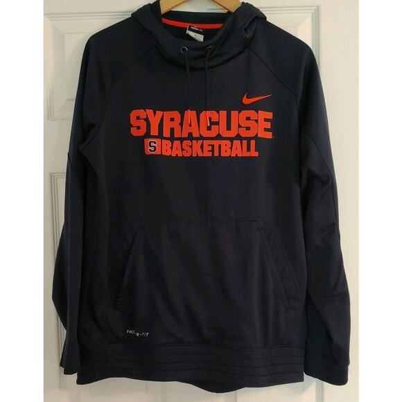 Nike Other - Nike Therma-Fit Syracuse Basketball Elite Hoodie Blue Pullover Sweatshirt - Smal